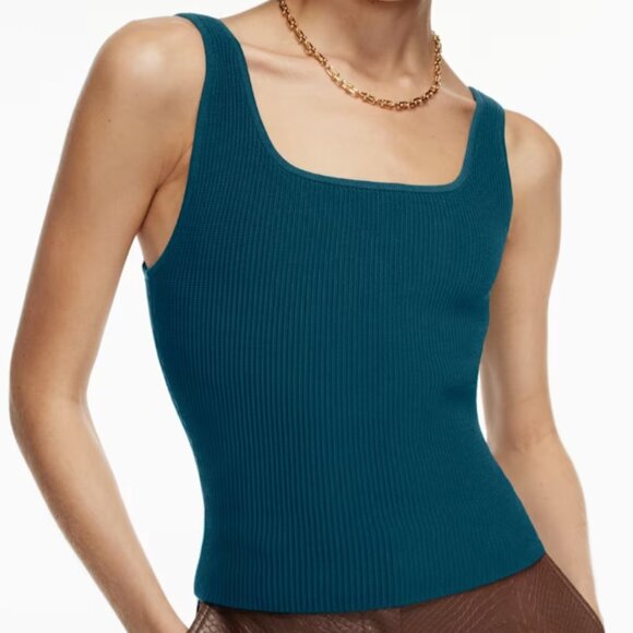 Babaton Sculpt Knit Squareneck Tank - Picture 1 of 3